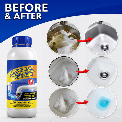 Sanitizo Powerful Drain & Sink Cleaner Powder 100 gm Each(Pack of 4) (PL)