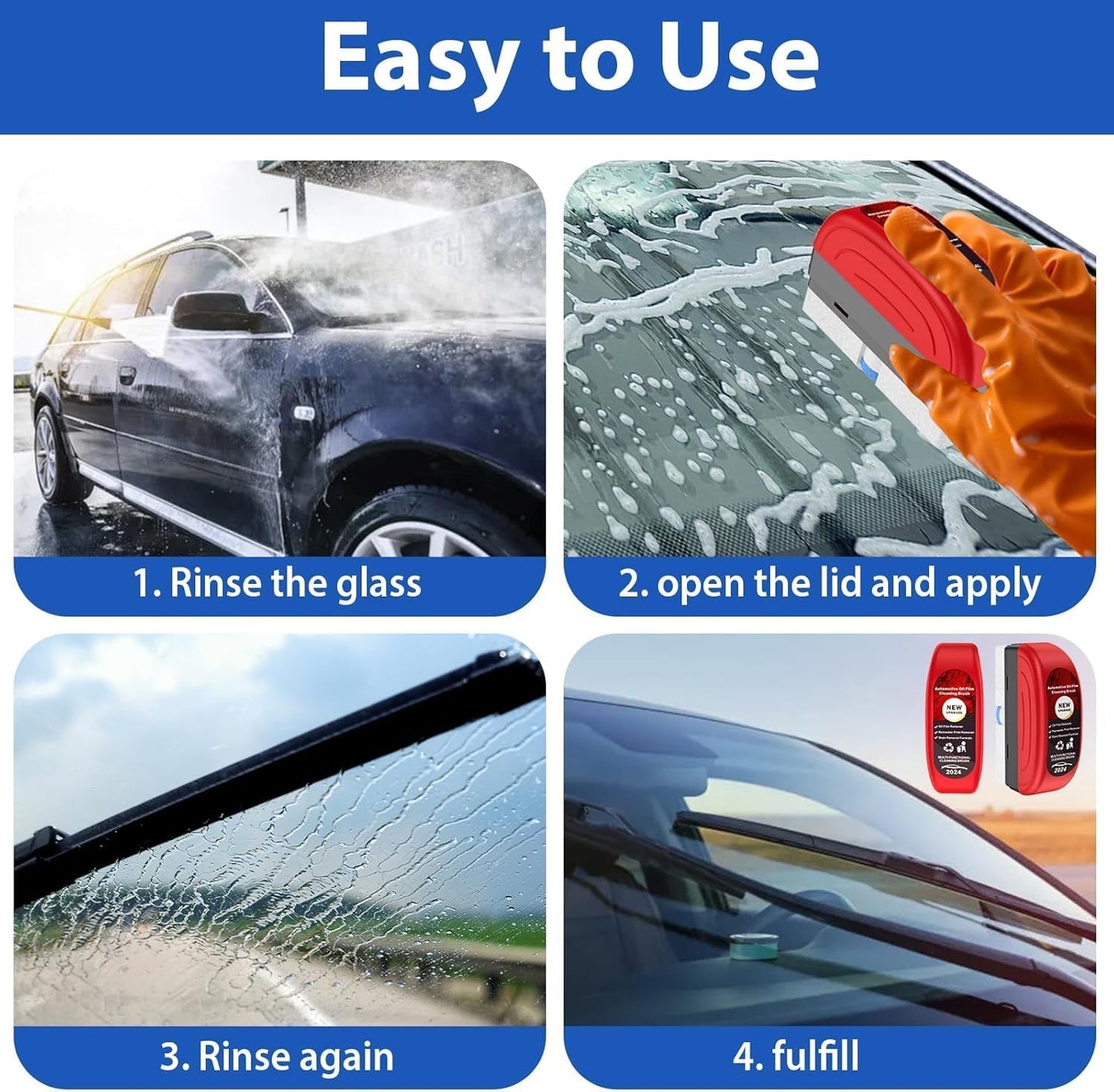 Automotive Oil Film Cleaning Brush