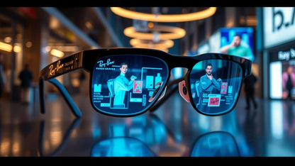 META AI Interpretation Smart Glasses   Language Translation, Photochromic Lenses, AI Chat & Hands-Free Audio